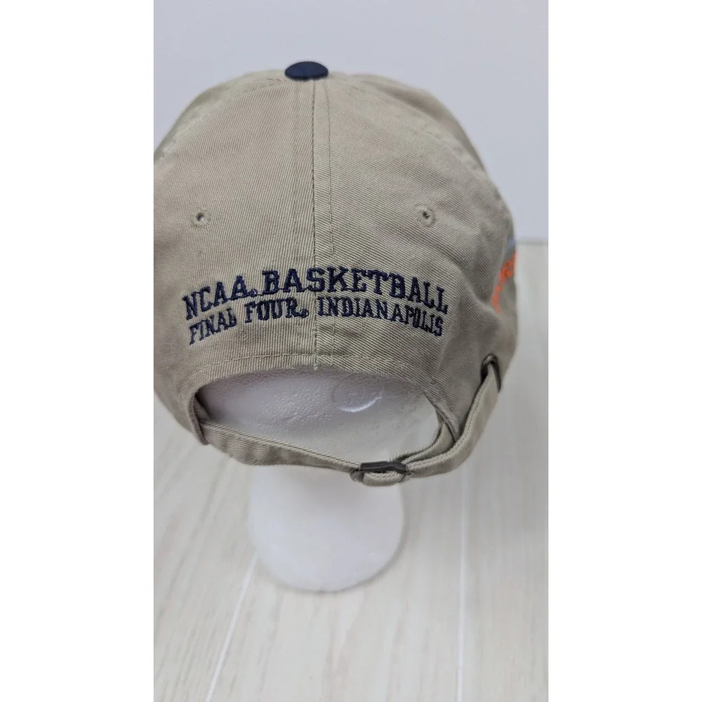 NCAA 2000 Final Four Indianapolis Hat Cap Tan Michigan State Florida WI Carolina